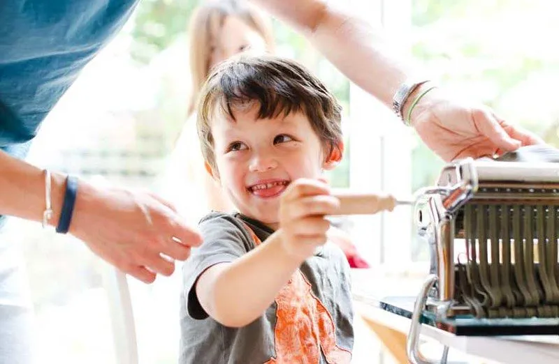 pasta making workshop for families in london