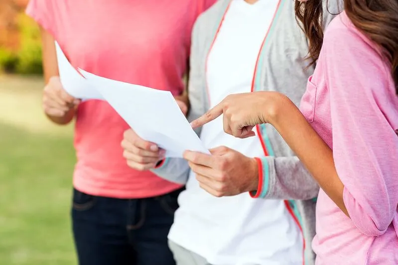 parents getting clearing help after exam results