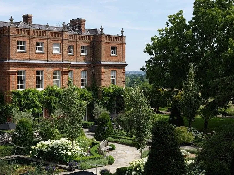 Exterior of The Grove Hotel in Hertfordshire, one of our favourite luxurious family spas in the UK.