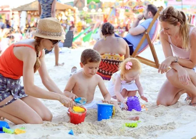 Beach at Brent Cross