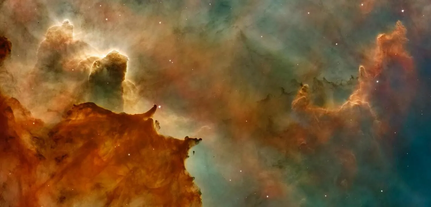 A nebula is a giant cloud of dust and gas.