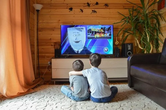 We all love watching cartoons on the television.