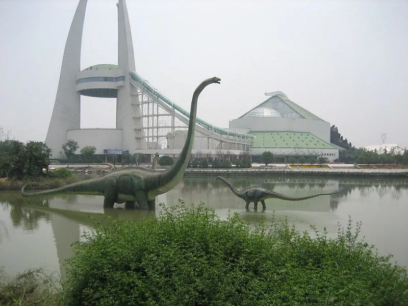 Dinosaur park in Changzhou